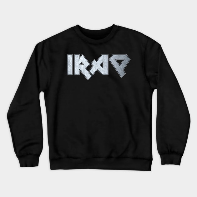 Heavy metal Iraq Crewneck Sweatshirt by KubikoBakhar